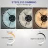 Modern Simple Ceiling Fan Light LED Remote Control Dimmable Silent Ceiling Fan with Light Home Kitchen Lighting Fixtures