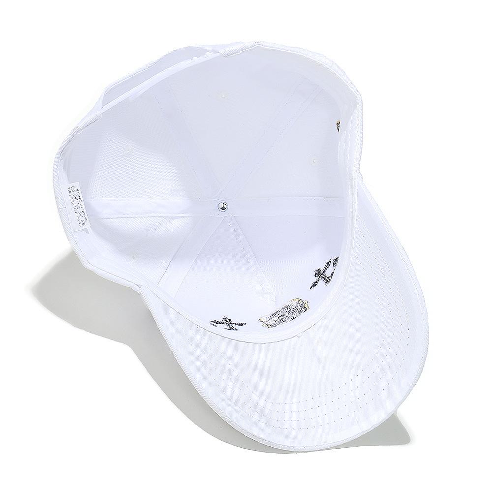 Ladies spring and summer new visor retro trend hip hop hat cross baseball cap
