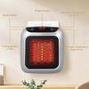 Portable Heater, 800W Ceramic Plug In Heater, Space Electric Fan Heater with Remote Control, 12H Timer, LED Display, 2 Heat Setting-Sa