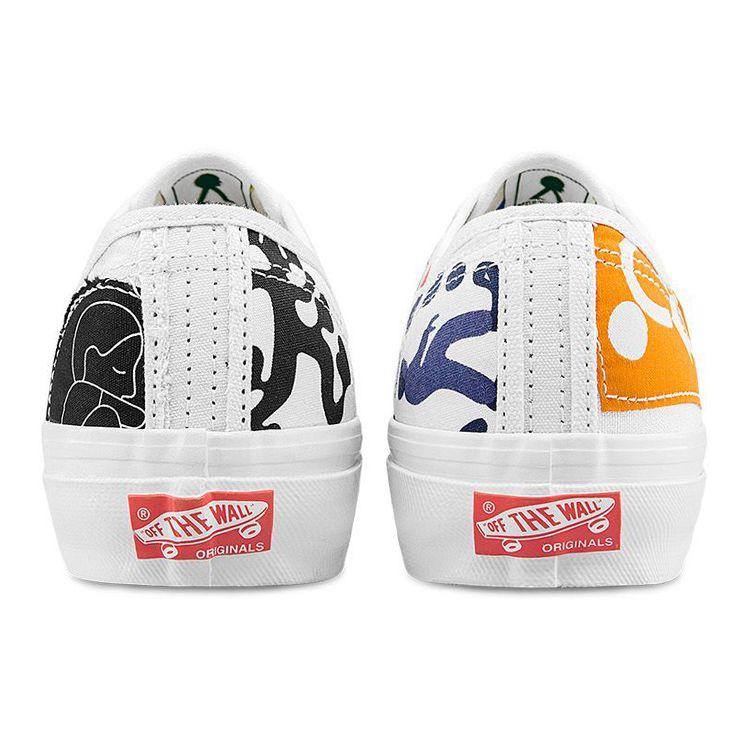 Geoff McFetridge x Vans Vault OG Authentic LX Gamelan of Tags Unisex Sneakers Brown VN0A4BV991V