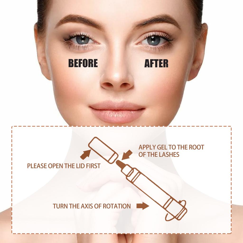 Krem do modelowania podwójnych powiek - Długotrwały, wodoodporny, naturalnie niewidoczny, formuła z witaminą C i gliceryną dla dużych oczu, wodoodporny krem upiększający