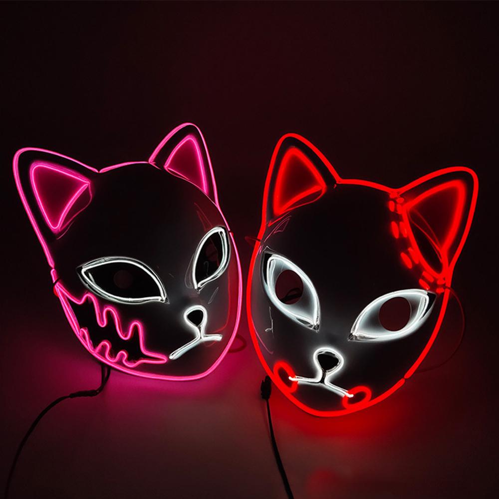 Maska LED Anime Maska Cosplay Maski Cosplay Kostium na Halloween