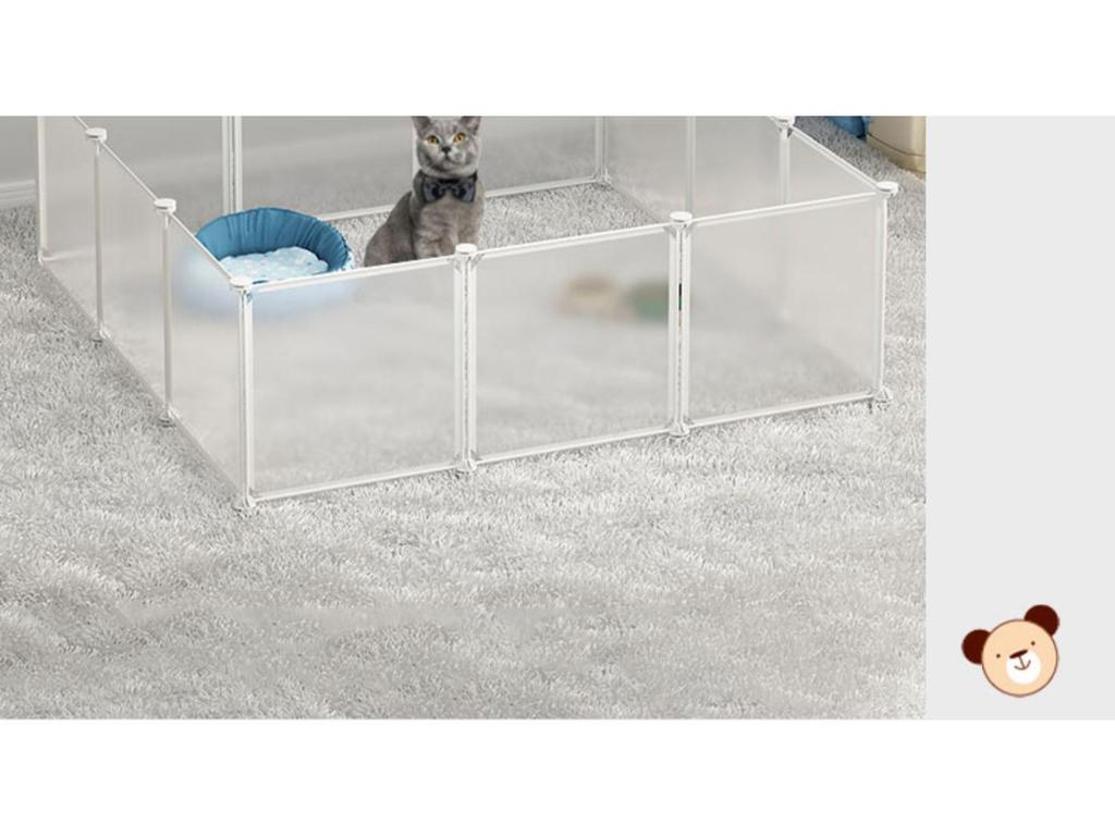 Indoor Pet Fence: Dog and Cat Barrier Gate with Iron Mesh for Anti-Escape and Isolation