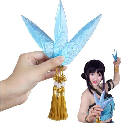 5 Inches Soft Plastic Translucent Dagger Props Safe and Cut-Proof for Zoey Cosplay and Halloween Party
