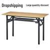 Double-Layer Folding Table: Portable Outdoor Desk for Street Stalls, Conferences, and Workspaces