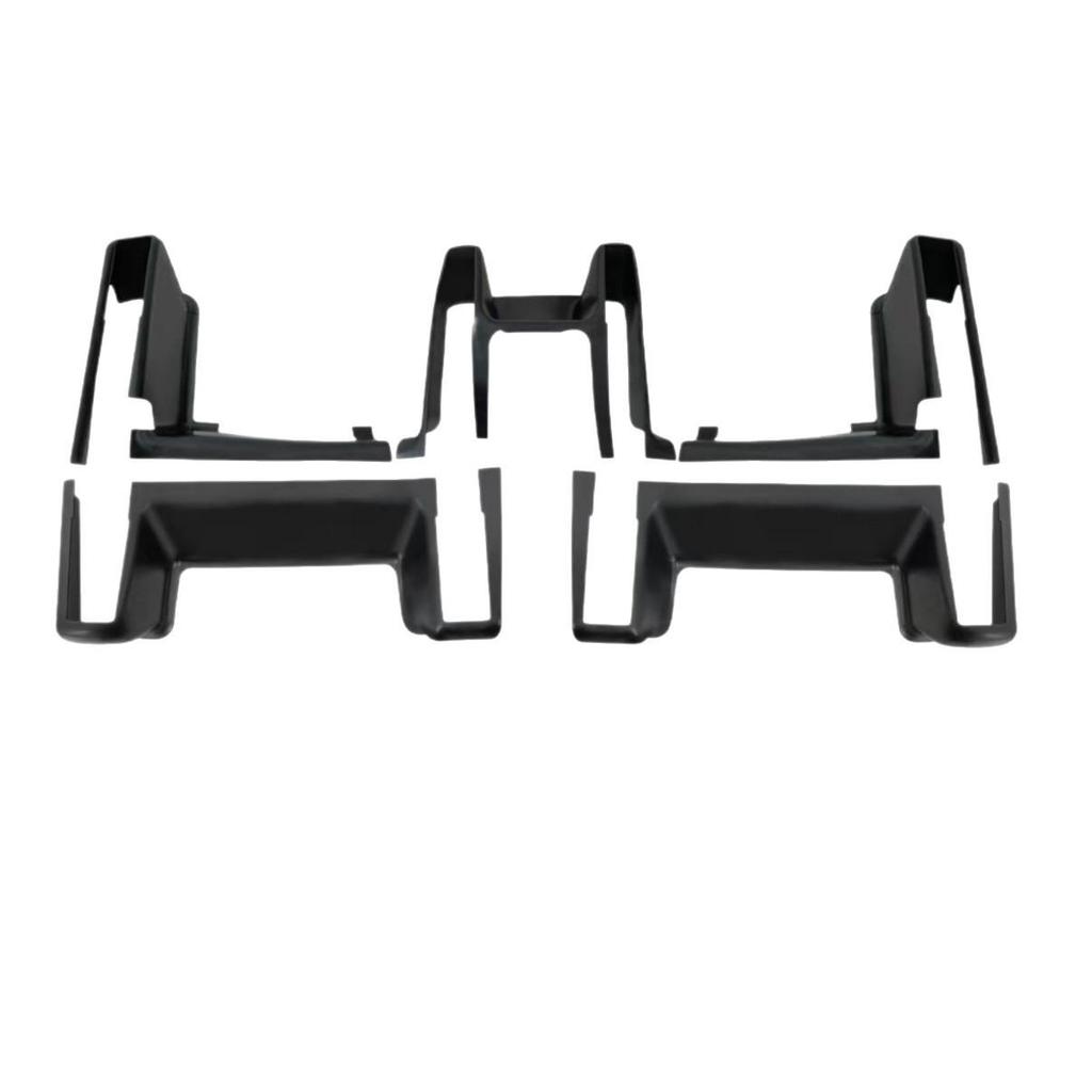 Tesla Model YL Sechs-Sitzer TPE-Schutzmatten: Vollflächige Unter-Sitz-, hintere Anti-Kratz- und Türschwellenleisten.