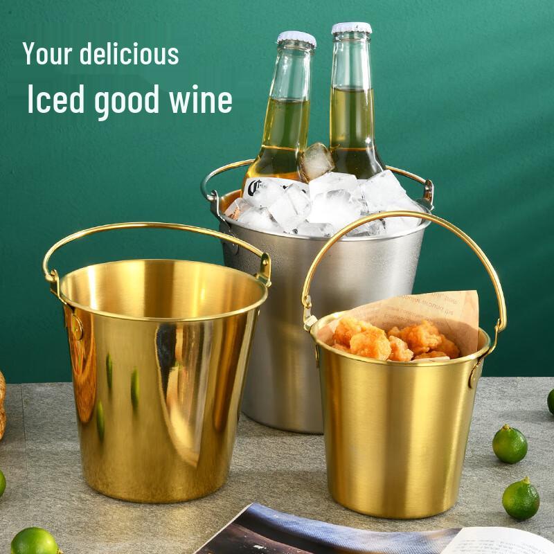 304 Stainless Steel Portable Mini Bucket