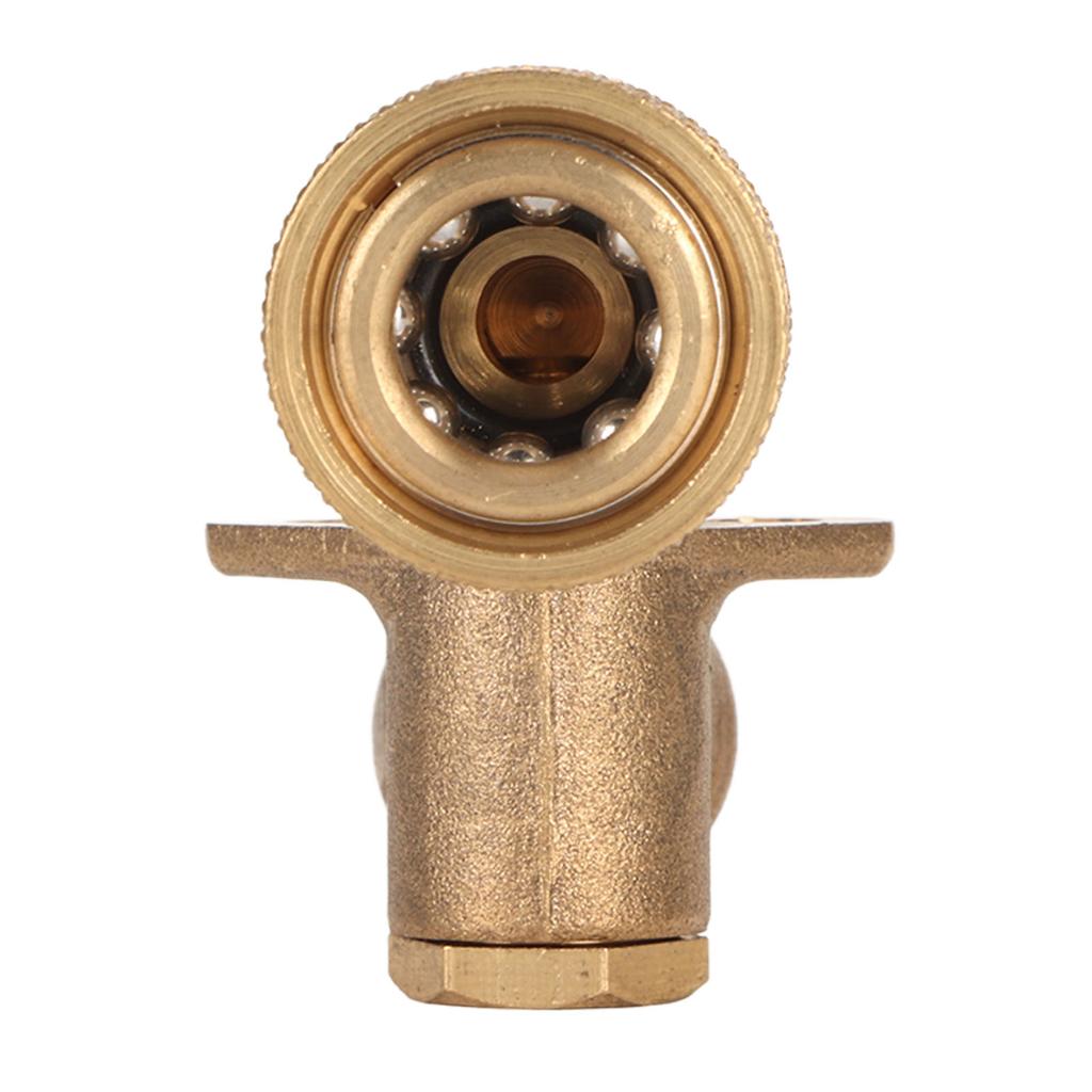 Quick Connecting Pivoting Coupler Attachment 1 4in for Pressure Washer Nozzle Adjustable 4500psi Garden Supplies 5 Level