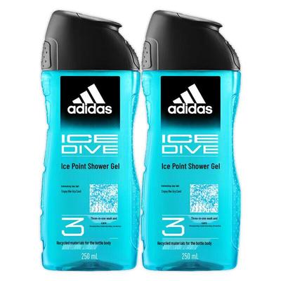 Adidas Men's 3-in-1 Ice Point Shower Gel