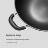 SUPOR 32cm Rust-Free Iron Wok with Standable Lid