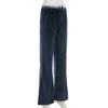 Autumn and Winter Women's Pant  Clashing Stripes Waist Head Velvet Fashion Simple Loose Casual Tie Flared Wide Leg Pants