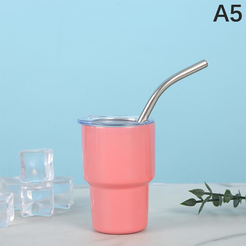 

2/3 унции Сублимационный Тамблер Стакан для Виски Вина из Нержавеющей Стали Вакуумная Изоляция Кружка Автомобильная Мини Кофейная Чашка Соломинка Подарок для Вечеринки