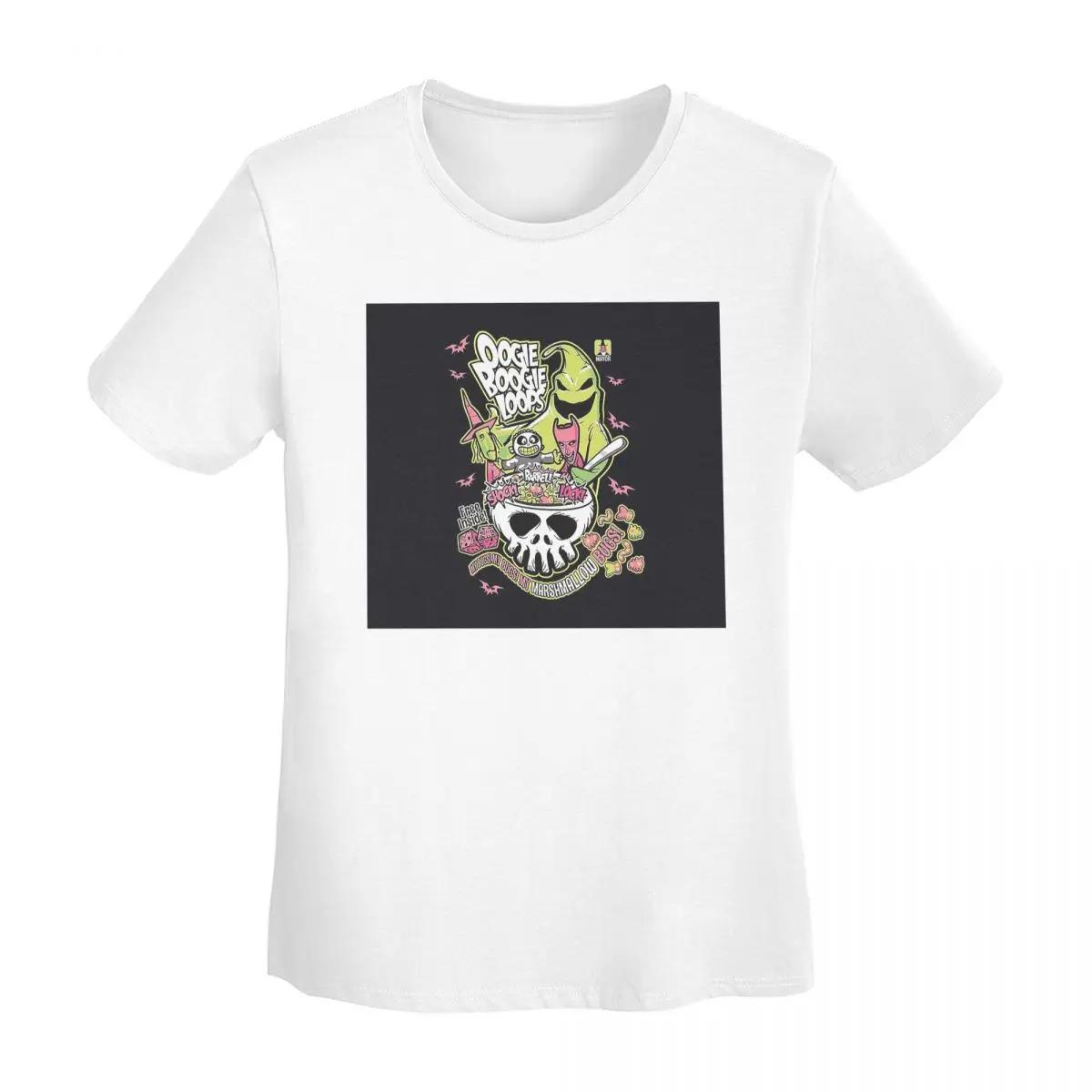 

Oogie Boogie TShirt Women Short Sleeve T Shirts Round Neck Streetwear Cotton Summer Tees Streetwear S