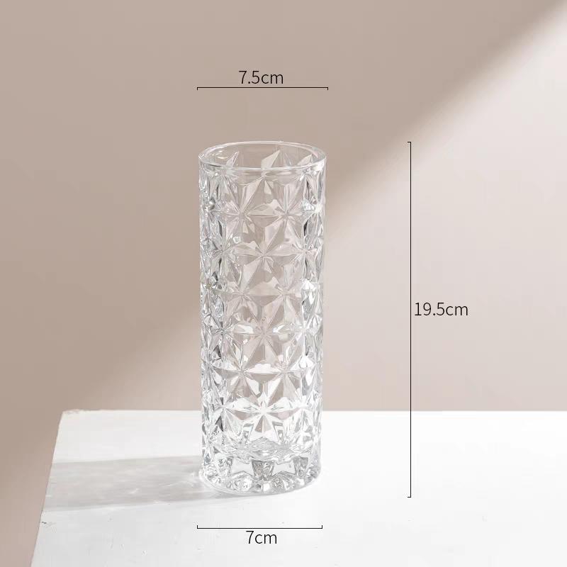 

Ваза Стеклянная ваза Украшение дома Украшения Цветочная композиция Ваза для цветов F