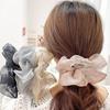 Scrunchy Chiffon Vest Pearl Simple Tripe Band Tripe String Hair