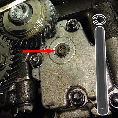 100mm Oil Pump Drive Key Allen Balance Shaft Securing Ring Circlip Repair For Golf 6 2009-2013 Transporter 2010-2015 Sharan 2006-2016 Tiguan 2008-2011