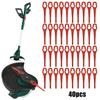 40× For-Ferrex-Aldi FAR 20-1 plastikowe ostrza do podkaszarki do trawy 97699/2002706/FE220
