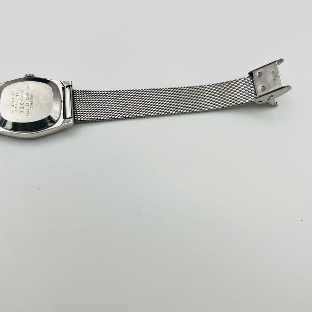 [USED]SEIKO Quartz Vintage Dress Watch with Mesh Belt A5 [Working Condition]