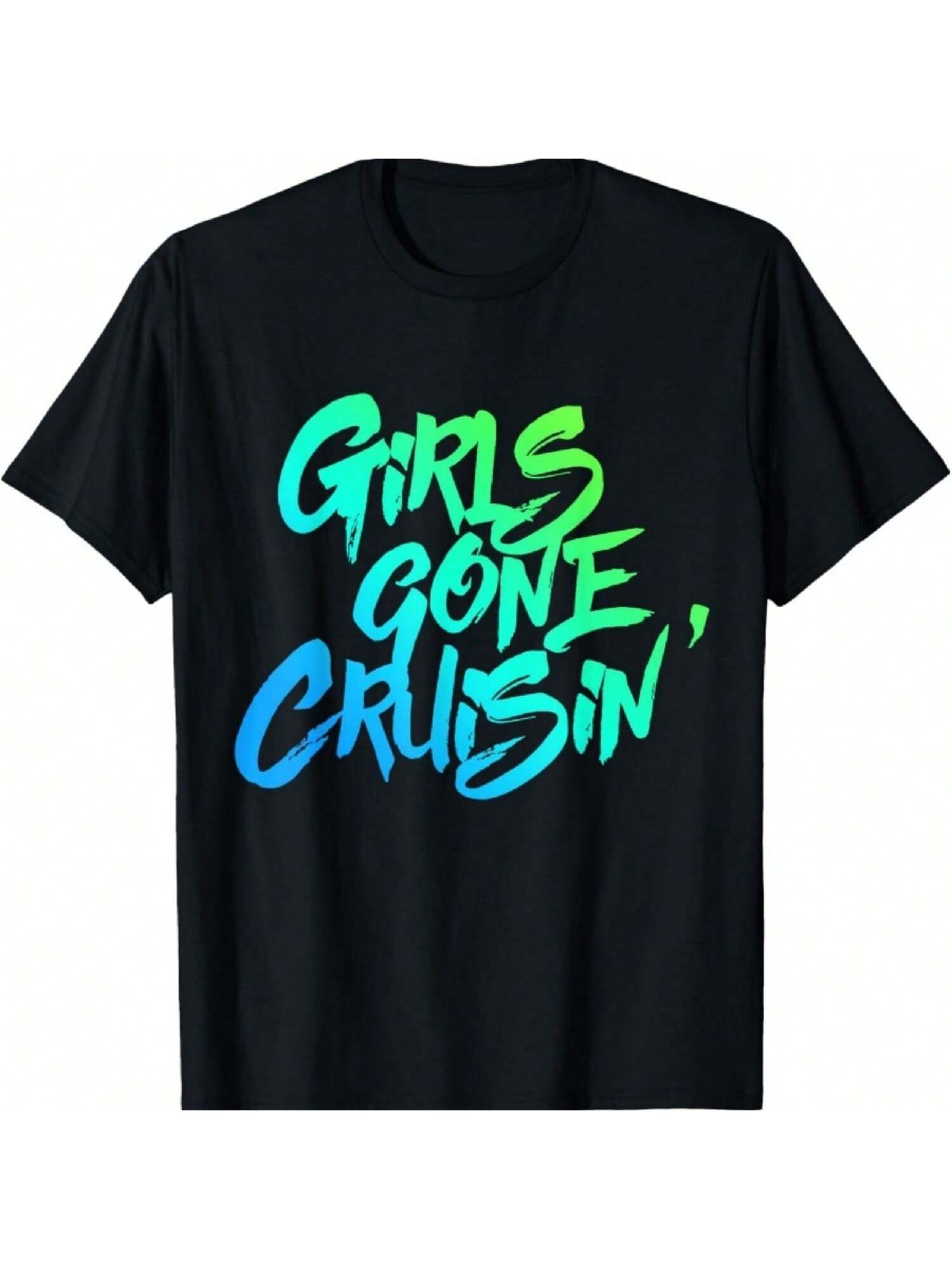 Girls Gone Cruisin T-Shirt Girls Cruise Tee Shirts Retro S разноцветный