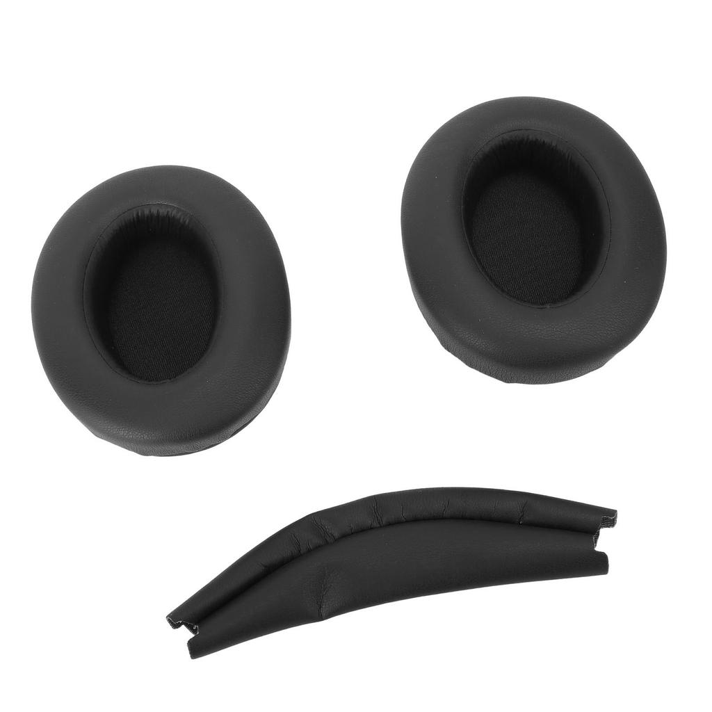 Replacement Ear Pads with Headband Cover for WH XB910N Headphone Protein Leather Memory Foam Sponge Headset Earpads