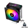 Silent CPU Cooler with 2 Heatpipes, 9CM Fan, 4-Pin Temp Control for LGA1200 & 115x Platforms
