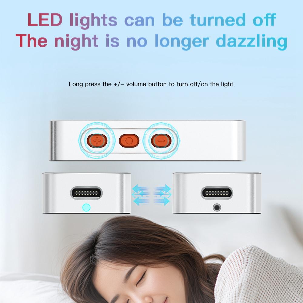 KEYSION Dongle Type C USB DAC AMP Audio HiFi Decoder Headphone Amplifier 2*CS43198 2*SGM8262 Chip 768kHz DSD256 3.5/4.4mm Output