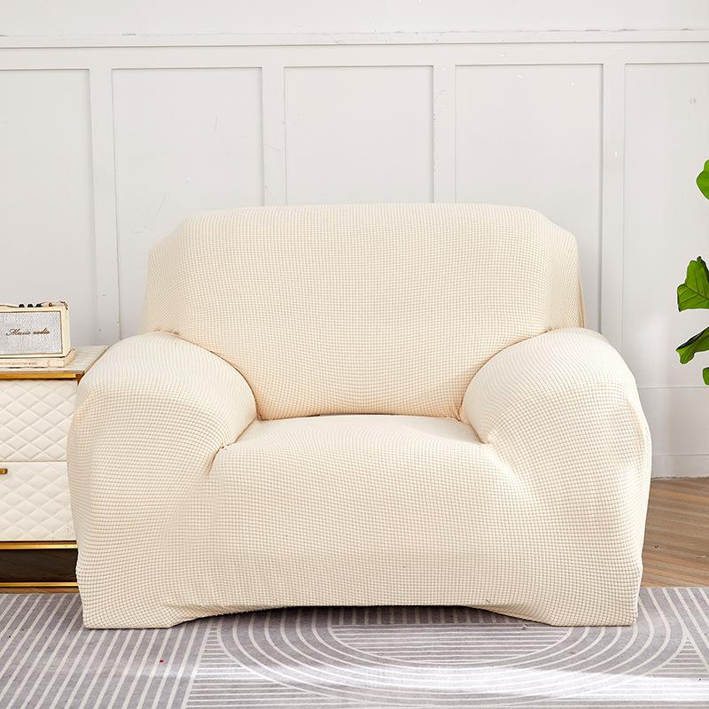 Knitted Corn Stretch All-Inclusive Sofa Cover Full Covered Thick Polar Fleece Sofa Bedspread Tight Bag Pad