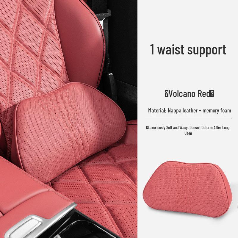 Compatible Neck and Lumbar Support for 26 Nio Models (ES8/ES6/ET5) - Car Headrest Pillow and Backrest Accessories.