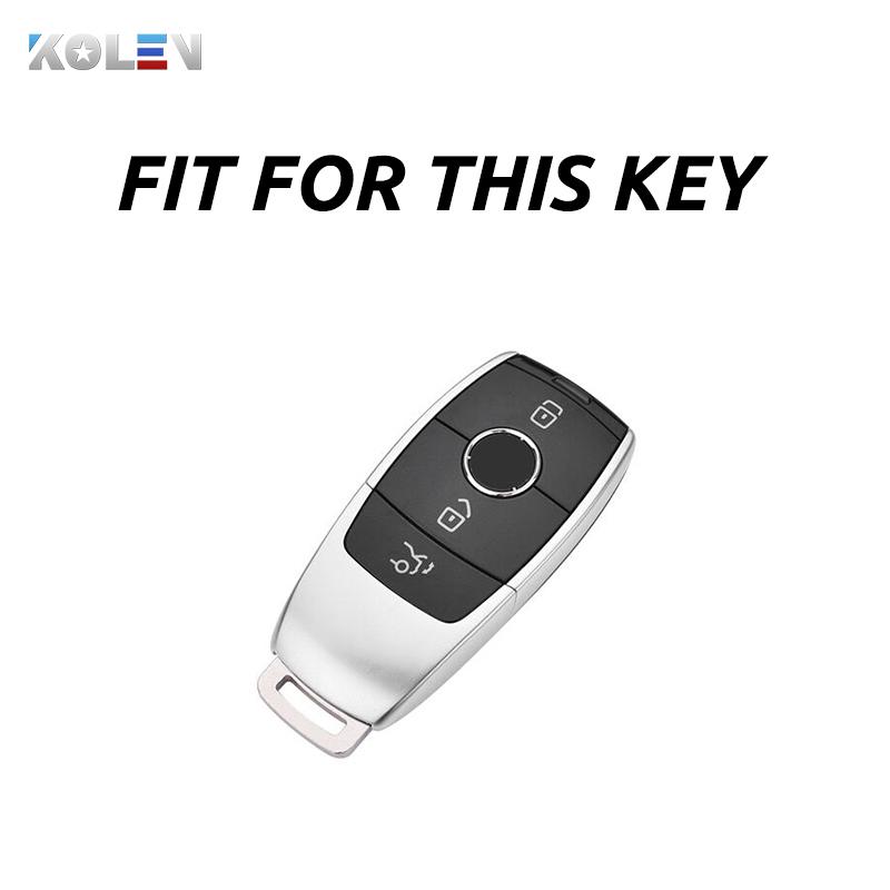 PU+TPU Car Remote Key Cover Case Shell For Mercedes Benz A C E S G GLS CLA Class W213 W177 W205 W222 X167 W176 AMG Accessories
