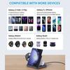 Składana bezprzewodowa podstawka ładująca dla Samsung Galaxy Z Fold 5 4 Flip 4 S23 S21 Stacja szybkiego ładowania 3 w 1 dla Galaxy Watch Buds2