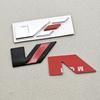 1 Stück 3D Metall Autoaufkleber Logo V Heckklappen Plakette Kotflügel Seiten Emblem Aufkleber für Cadillac ATS CTS CT4 CT5 XT6 Auto Zubehör