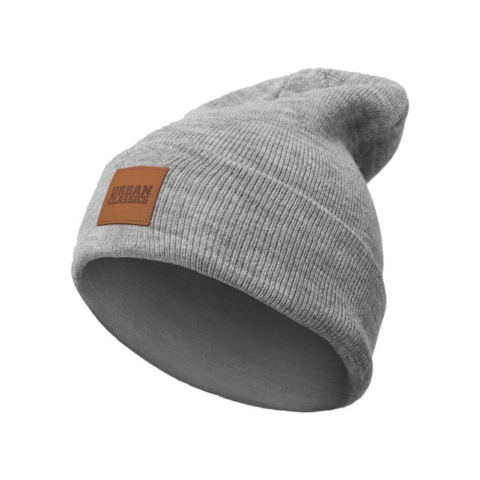 Bonnet - Urban Classic - Long Beanie - 100% Polyacryl - Gris - Mixte