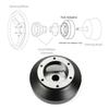 Steering Wheel Short Hub Adapter for CivicRSX SRK131H CRVCRZ S2000Quick Release Short Hub Adapter Black