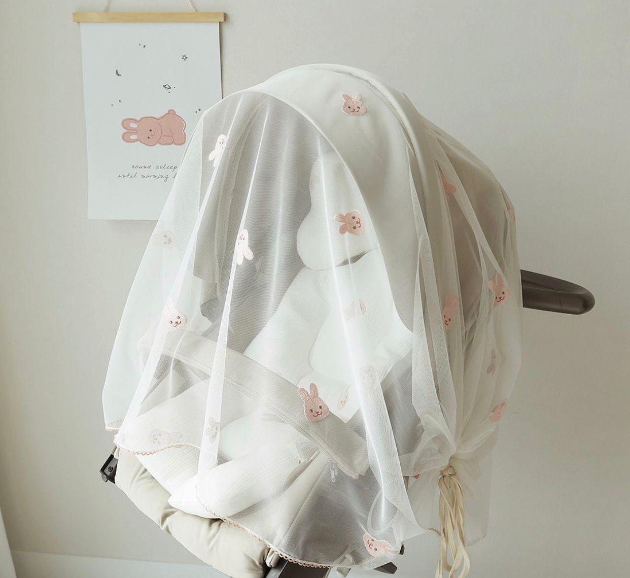 

Универсальная летняя противомоскитная сетка для детской коляски - дышащая защита с полным покрытием 150*120CM