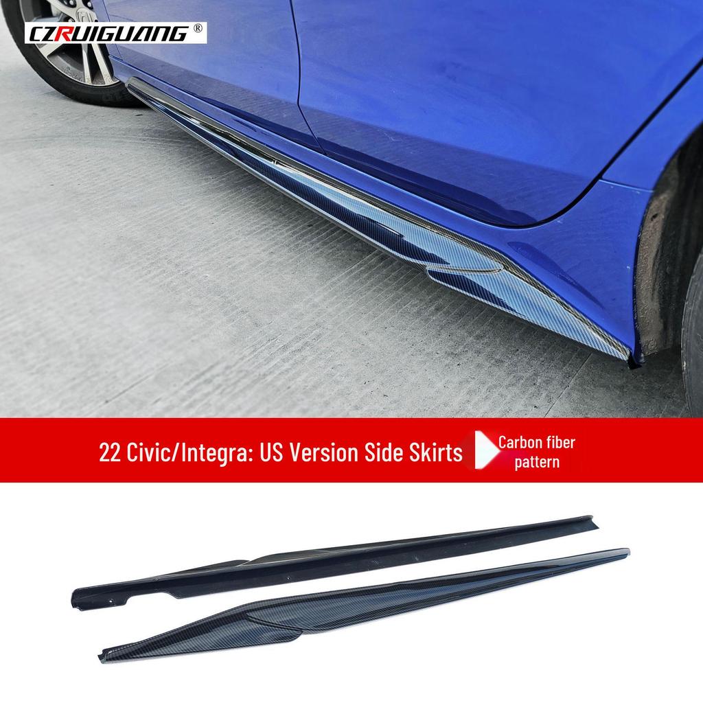 Honda Integra/Civic Front Lip, Rear Spoiler, Side Skirts, Rear Lip, Louvers, and Exhaust Tips Body Kit