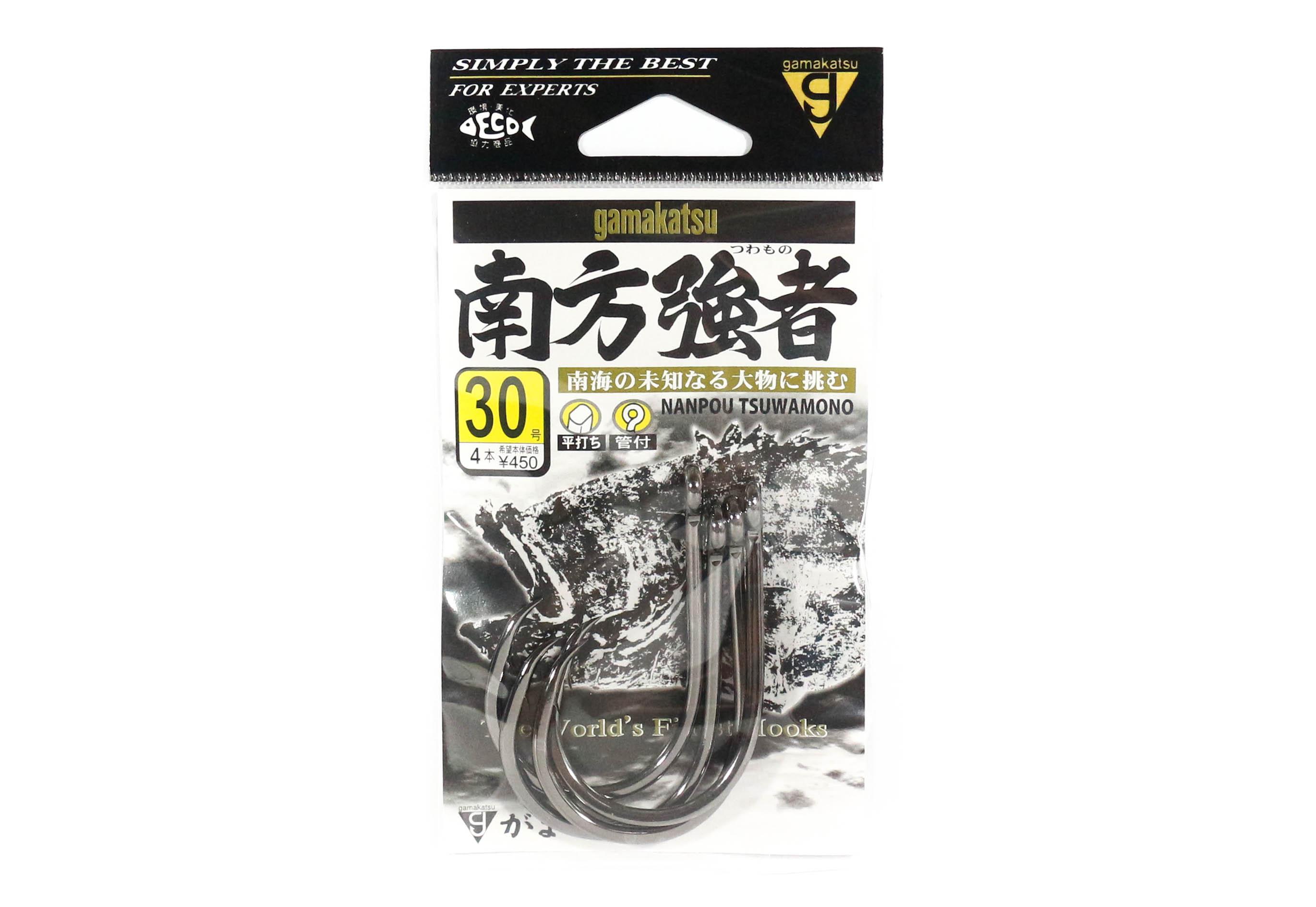 

Gamakatsu 68488 Одинарный джиговый крючок Nanpou Tsuwamono Размер 30 (3523)