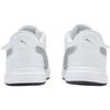 Puma Evolve Court V Comfortable Versatile Durable Breathable Low-Top Kids Skate Shoes Kids Skate Shoes White Silver 404315-11