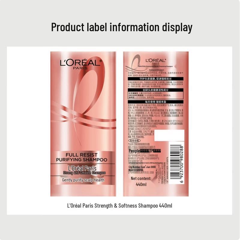 L'Oréal Starkes Shampoo & Handtuch Set