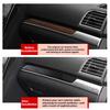 100% Real Carbon Fiber Dashboard Trim for Ford Explorer 2011-2019 Passenger Decor Strip, Glossy Epoxy Coating Interior