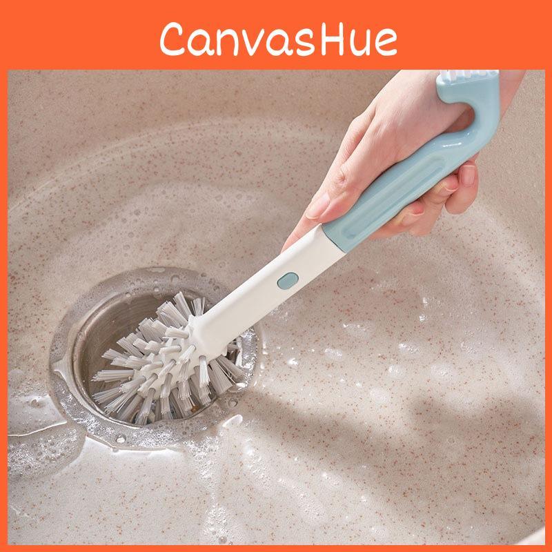 Dual Gap Head Cleaning Brush For Sink Drains And Tight Spaces Plastic Material