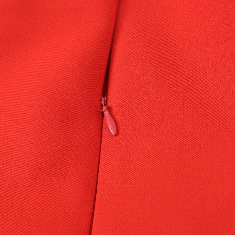 Kaslead New Arrival Women's Fashion Style Flip Trim Bandeau One-Shoulder Straight Collar Short Dress 3067311