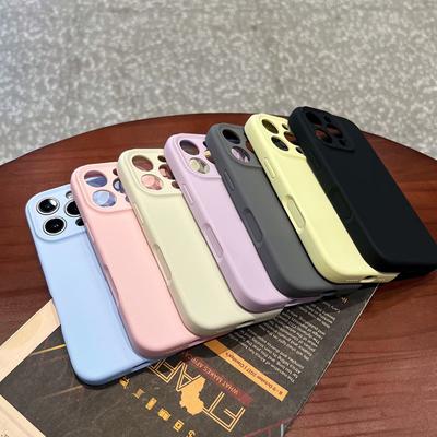 Applicable To iPhone16promax Liquid Silicone Mobile Phone Case Apple 16 All-inclusive AI Button Skin Protection