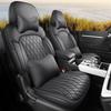 Modern MUFASA Universal Car Seat Cover, Full Coverage Leather, Fits 23 Models, Four Seasons Cushion.