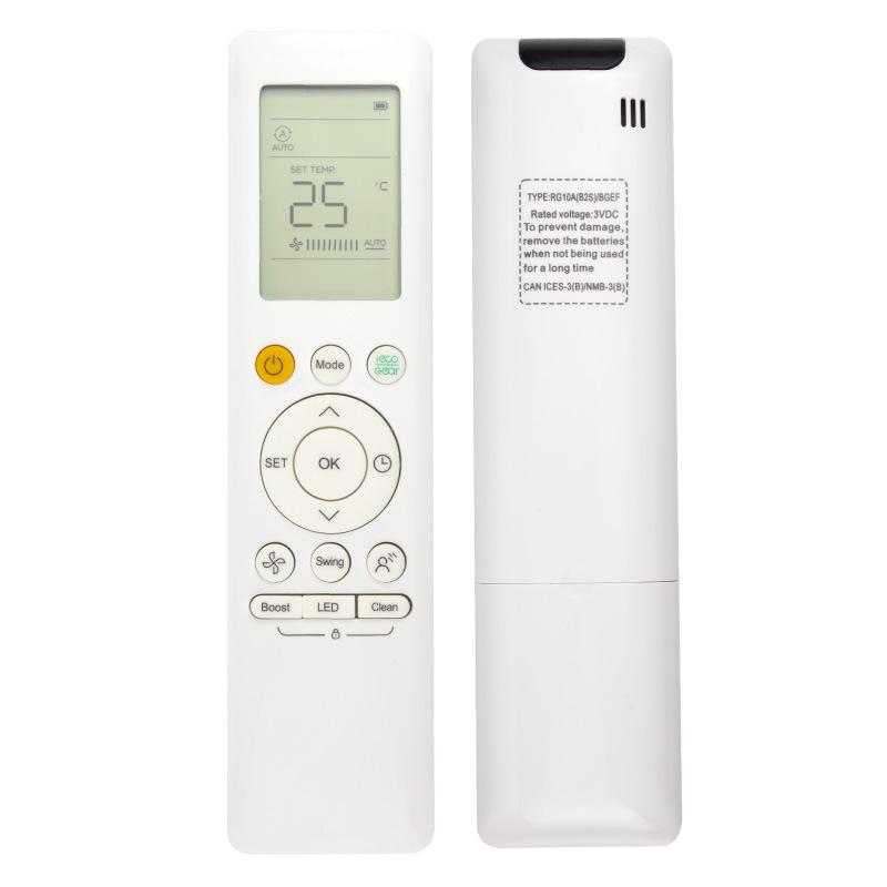 New RG10A(B2S)/BGEF For Midea Air Conditioner AC Remote Control With Backlight Fahrenheit and Celsius Settings