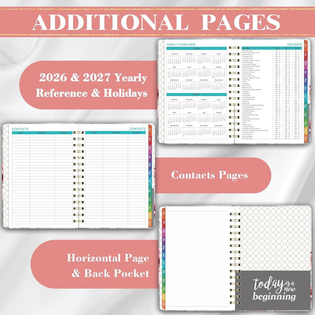 2026 Planner - Planner 2026 with Tabs, Jan. 2026 - Dec. 2026, 2026 Planner Weekly and Monthly, 2026 Calendar Planner, Weekly and Monthly Planner,