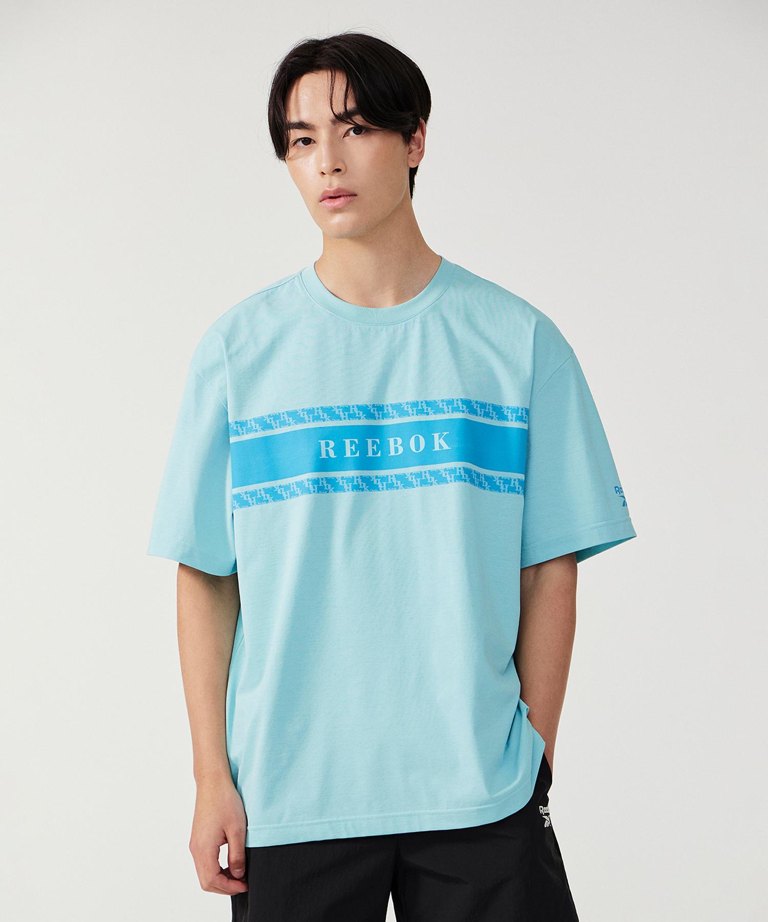 

Футболка REEBOK Monogram One Point синяя