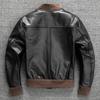 Genuine Leather Jacket for Men A1 Short Jacket for Baseball Uniform Casual Autumn and Winter Jacket