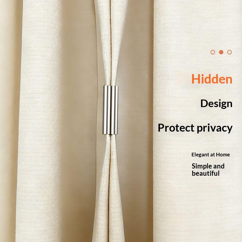 Magnetic Curtain Clips Easy Use Drill Free Curtain Fasteners for Bedroom Living Room Home Decor Strong Magnetic Tiebacks