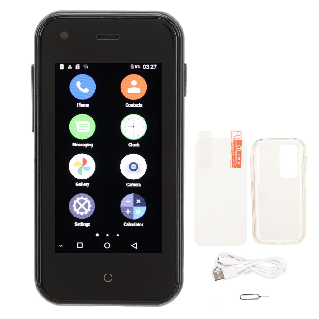 2,5 Zoll Mini-Smartphone für Android 6.0 3G-Netzwerk Bluetooth 1 GB RAM 8 GB ROM Dual-SIM Kleines Handy