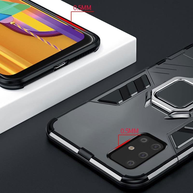 Armor Case for Samsung A51 A71 Case Magnetic Car Phone Holder Cover Bumper Case for Samsung Galaxy A51 A 51 A71 A 71 A31 31 Case